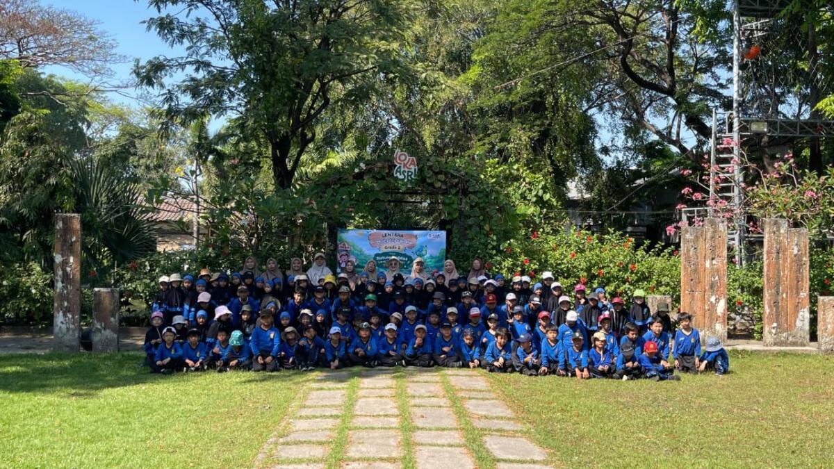 Lentera Kelas 2 SD Muhammadiyah 1 Krian Kenalkan Satwa dan Latih Ketangkasan Siswa