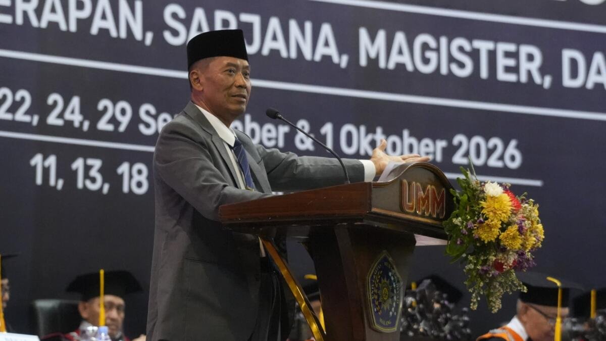Lewat Analogi Kupu-Kupu dan Pensil, Wamendiktisaintek Pesan Lulusan UMM Harus Berdampak