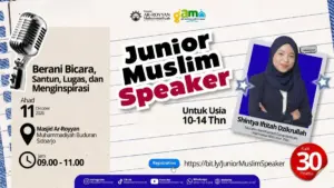Menumbuhkan Percaya Diri Sejak Dini, Masjid Ar-Royyan Buduran Gelar Pelatihan Junior Muslim Speaker Lewat Program GAMA