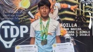 Murid SMP Muhammadiyah 1 Kudus Borong Dua Gelar Kejurnas Tenis 2026