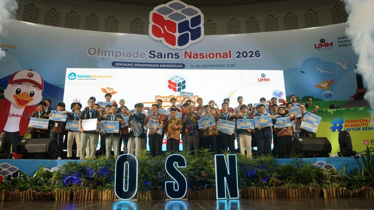 OSN 2026 di UMM, Mendikdasmen Tegaskan Juara Nasional Disiapkan ke Ajang Internasional