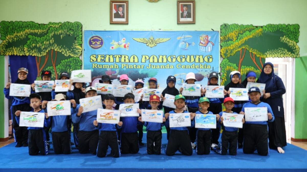 Outing Class, Siswa Kelas 3 SD Sakri Belajar di Rumah Pintar dan Museum Pesawat Juanda