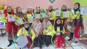PC IGABA Kecamatan Gresik Buat Inovasi Gaya Belajar Anak lewat Dolanan “Engklek Ceria”