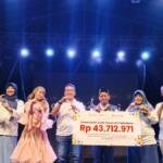 Penutupan MOX Umsura 2026, Konser Ghea Indrawari Galang Donasi Rp53,7 Juta untuk Korban Bencana NTT