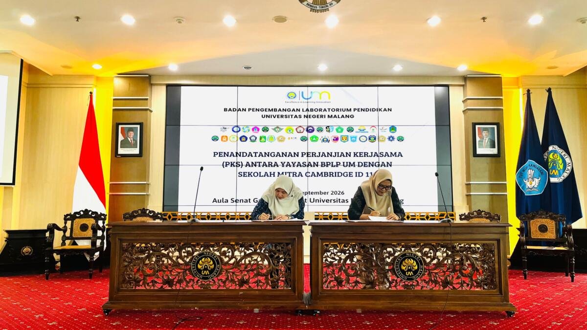 SDMM Perkuat International Class Program melalui PKS dengan Cambridge Centre ID 110