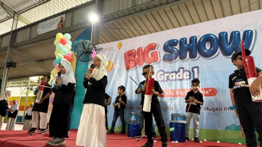 Semarak Big Show Grade 1 Mugeb Primary School, Murid Tampilkan Beragam Bakat