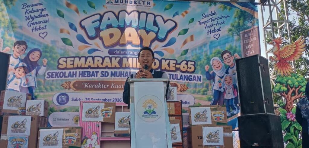 Semarak Milad ke-65 SD Muhdelta: Tinggalkan Setrikaan, Mari Bersenang-senang dengan Anak