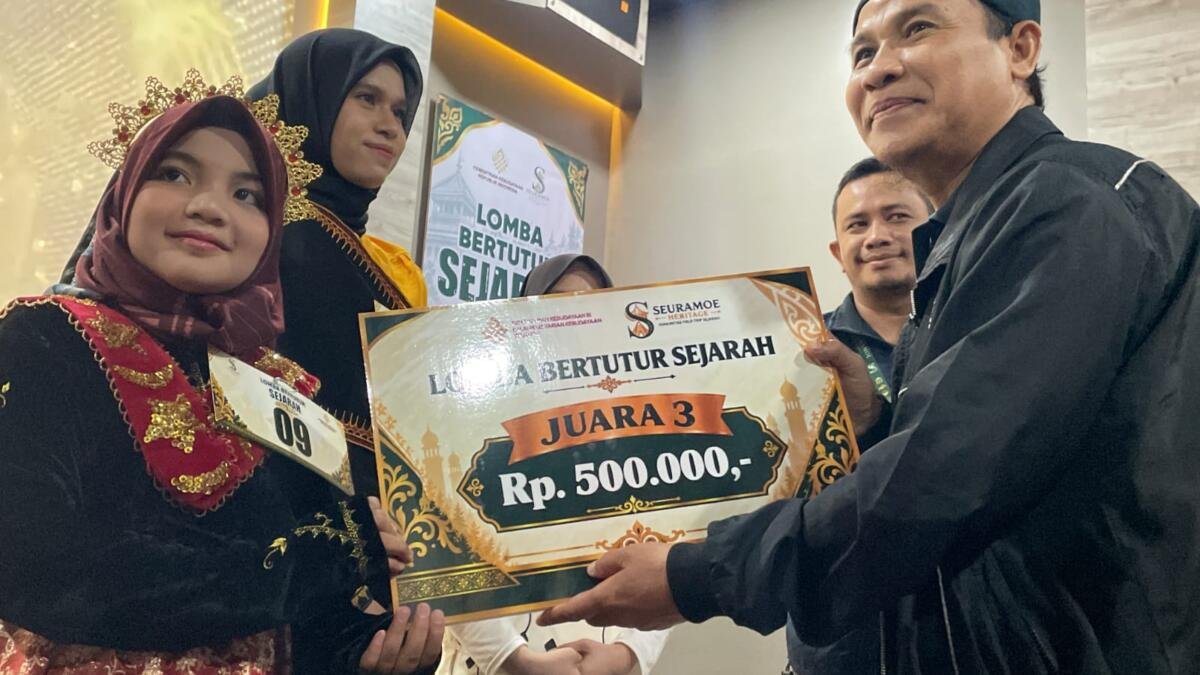 Siswa SD Muhammadiyah 2 Banda Aceh Raih Juara 3 Bertutur Sejarah Seuramoe Heritage