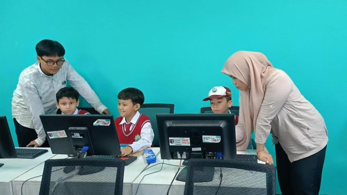 Talent Coding SD Mumtaz, Siswa Kelas 3 Mulai Berkreasi dengan Scratch