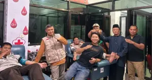 Tingkatkan Kepedulian Sosial, BikersMu Chapter Sragen Gelar Aksi Donor Darah