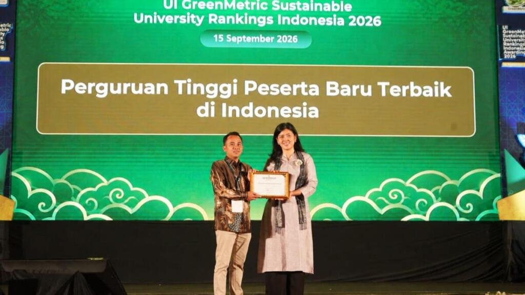 Umsura Raih Dua Penghargaan UI GreenMetric 2026, Peserta Baru Terbaik di Indonesia