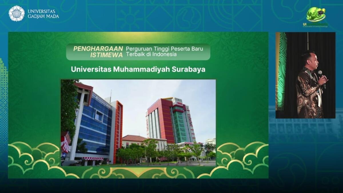 Umsura Raih Dua Penghargaan UI GreenMetric 2026, Peserta Baru Terbaik di Indonesia