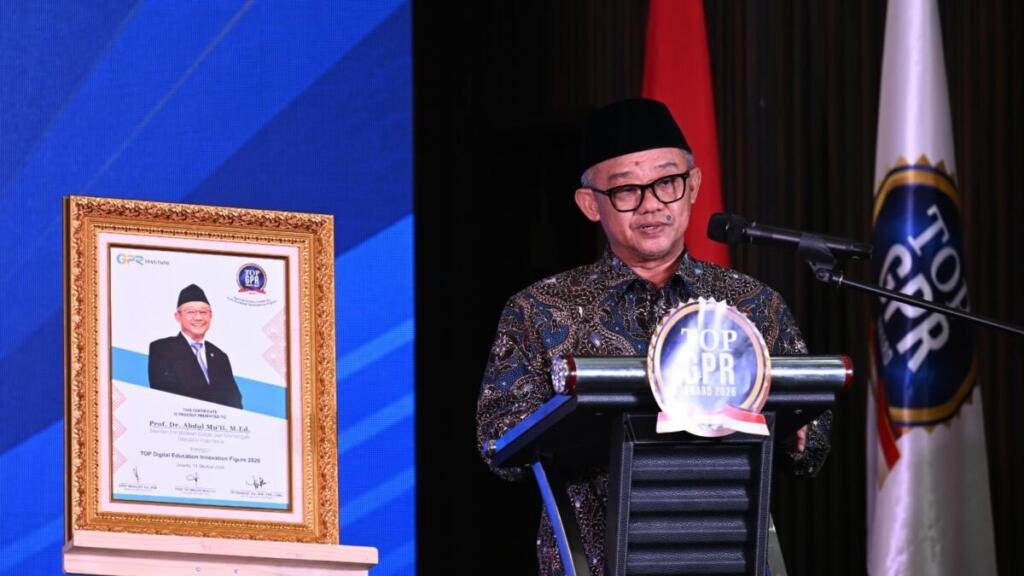 Abdul Mu’ti Raih TOP GPR Award 2026, Inovasi Digital Pendidikan Jadi Sorotan