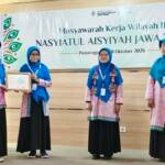 Aktif Sejak 2016, Pashmina Lamongan Raih Penghargaan di Musywil PWNA Jatim