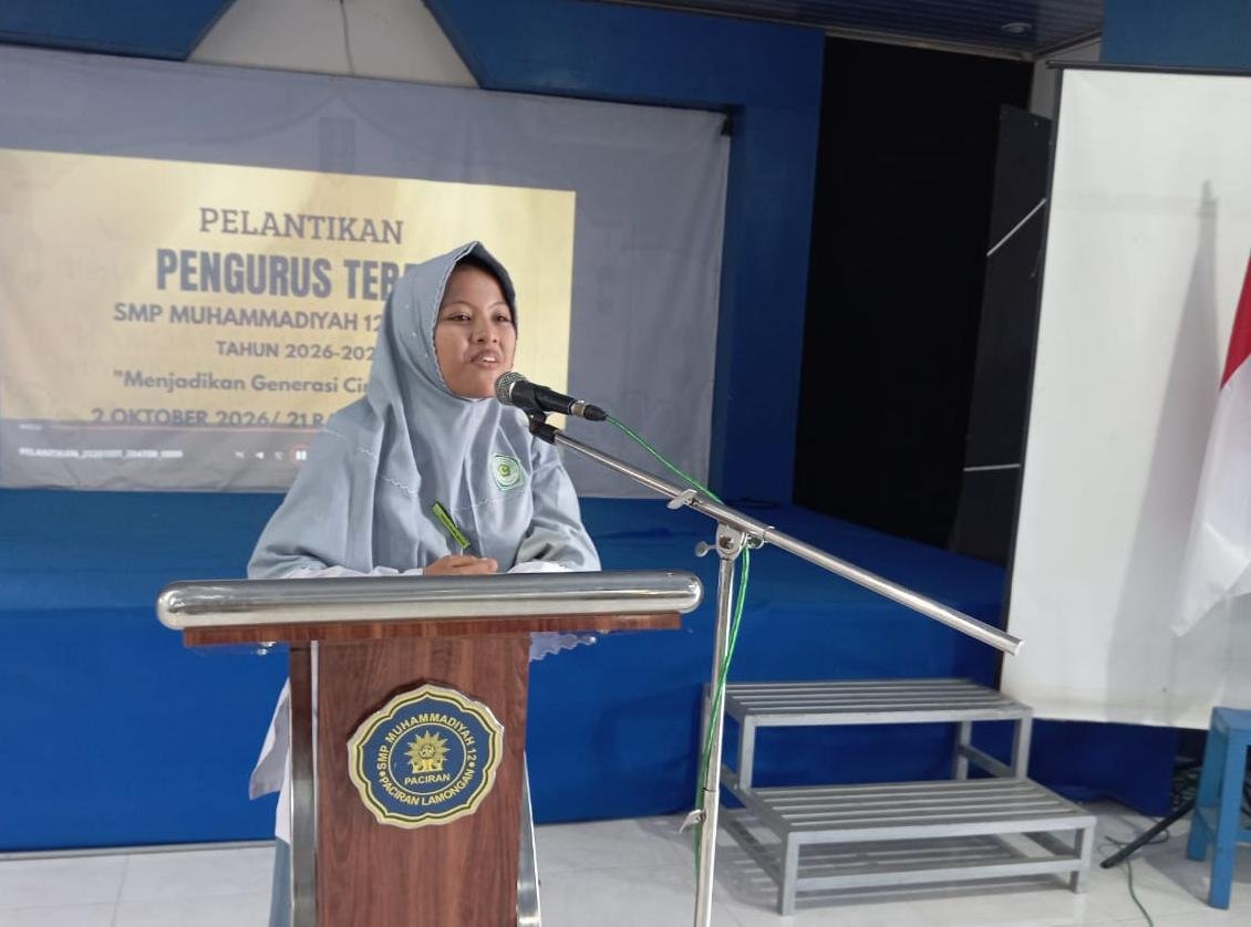 Alumni Majalah Teras Ajak Pengurus Baru SMPM 12 Paciran Berdakwah Bil Qalam