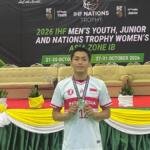 Bela Timnas Bola Tangan Junior di Bangkok, Irsyad Jevo Raih Medali Perak