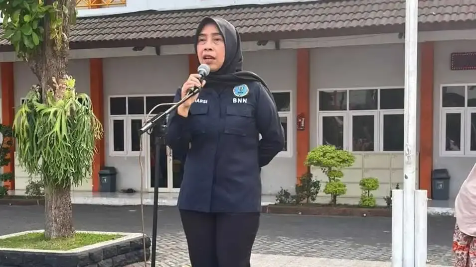 BNN Gresik Edukasi Siswa Spemdalas tentang Bahaya Narkoba lewat ‘Aksi Ananda Bersinar’