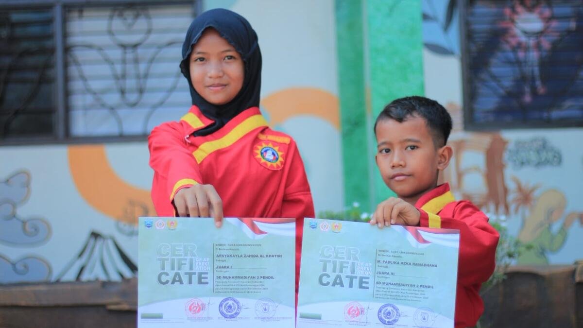 Dua Siswa SD Muda Pendil Raih Juara di Kejurkab IPSI Probolinggo