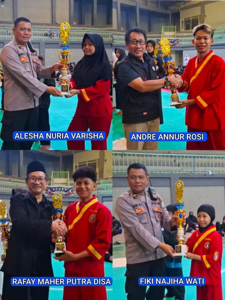 Empat Pesilat Terbaik Tapak Suci Pimda 072 Kota Probolinggo, dari Usia Dini hingga Dewasa