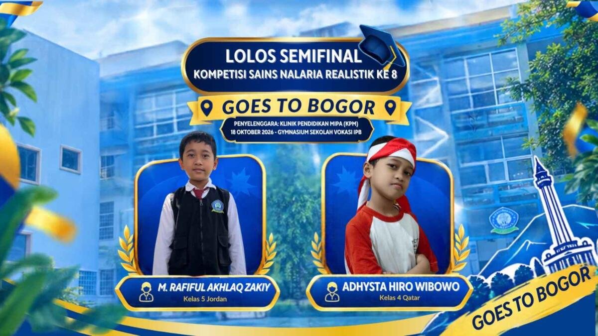 Guru dan Murid SD Muhammadiyah 3 Ikrom Wage Lolos Kompetisi ke Bogor