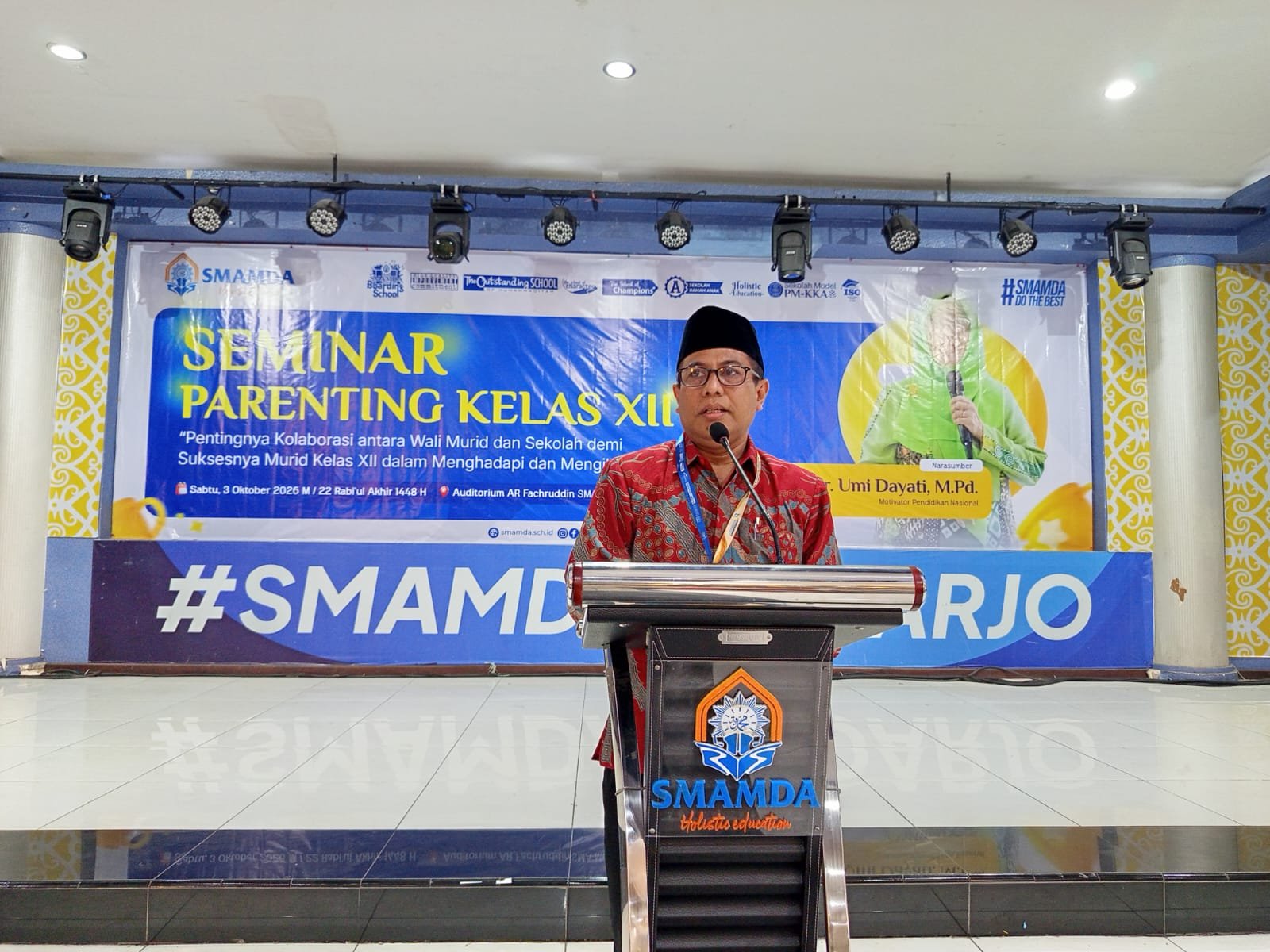 Hadapi TKA, Kepala Smamda Ajak Orang Tua dan Murid Berkolaborasi