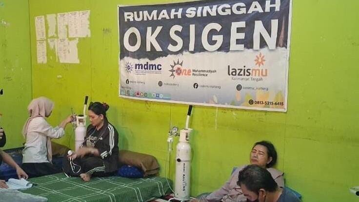 Kabut Asap Karhutla di Kalteng, Rumah Oksigen Muhammadiyah Layani 793 Kunjungan