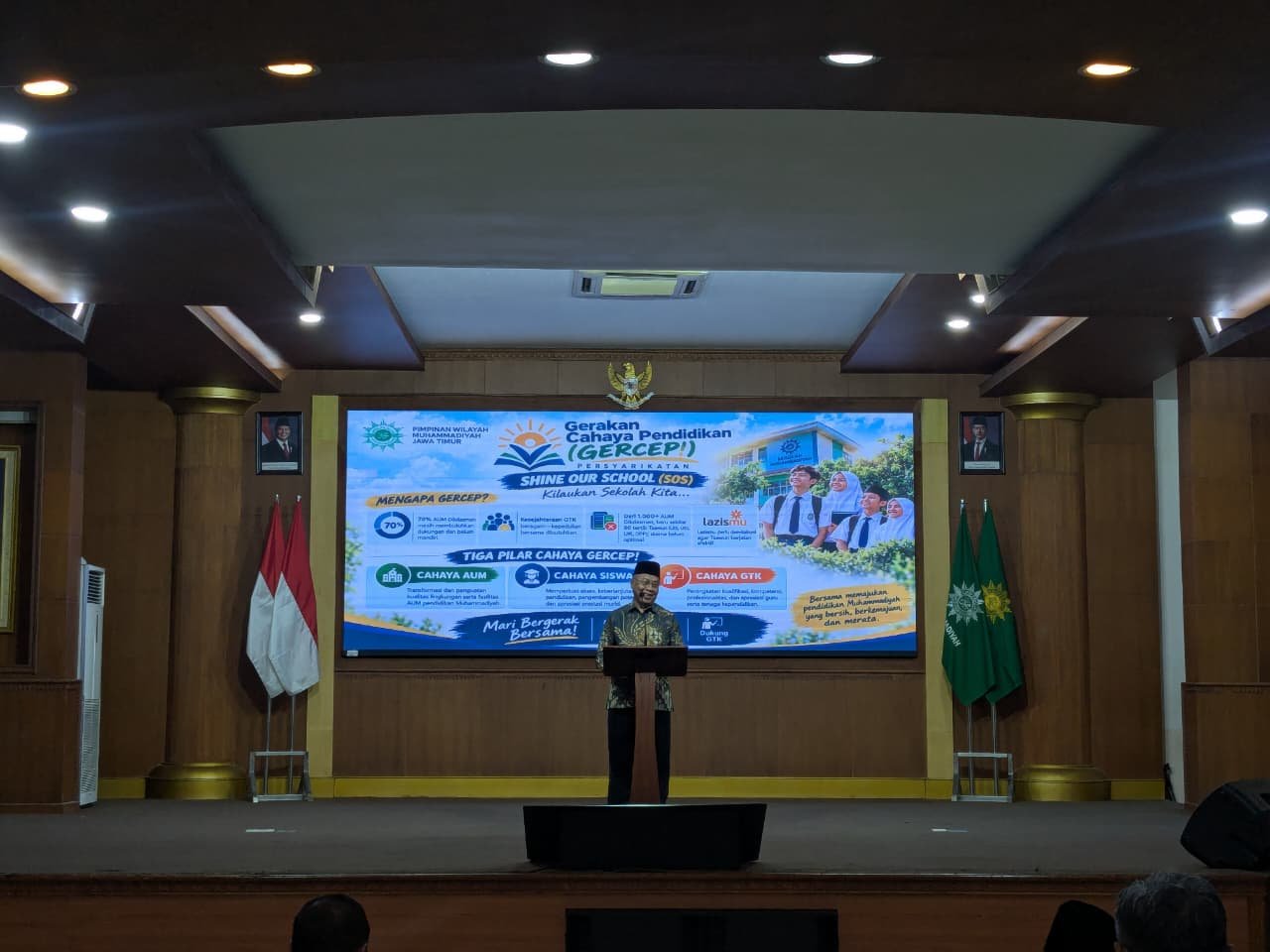 Ketua PWM Jatim Jadi Donatur Pertama Gercep, Ajak Warga Muhammadiyah Peduli Pendidikan