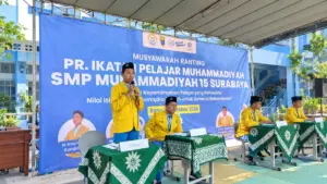 Irdina Hafiy Terpilih Jadi Ketua Umum PR IPM SMP Muhammadiyah 15 Surabaya