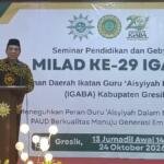 Milad Ke-29 IGABA Gresik, Syamsul Sodik Ingatkan Guru Pentingnya Belajar Sepanjang Hayat