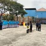 Siswa MTs Muhammadiyah 15 Al Mizan Belajar Jadi Pemadam Kebakaran Sehari