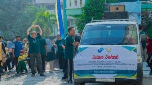 Ribuan Santri Meriahkan Jalan Sehat Pembuka Milad Ke-78 Ponpes Karangasem Paciran
