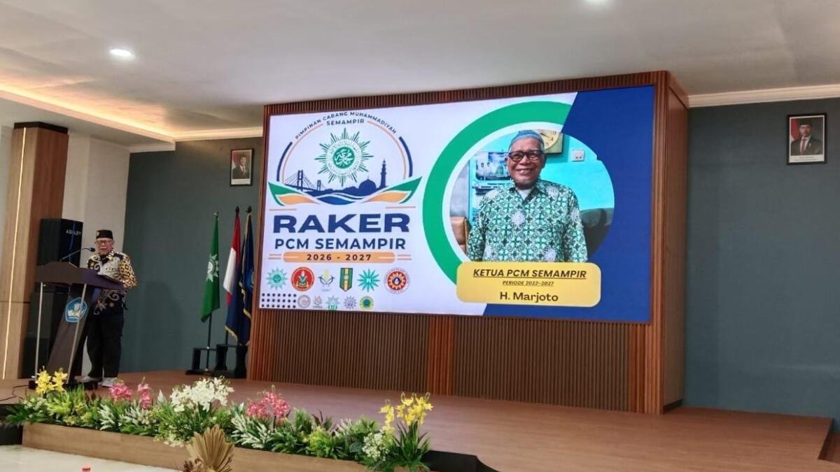 Rakerpim PCM Semampir di Malang, H. Marjoto Tekankan Sinergi Majelis dan Ortom