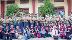 Keren! Pandu Hizbul Wathan SMA Muhammadiyah 1 Sumenep Turun Aksi, Latih Pramuka SMPN 2 Sumenep