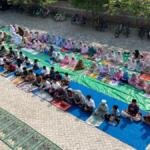 Ketika Air Kian Menyusut, MI Muhammadiyah 7 Kenep Ketuk Pintu Langit Lewat Salat Istisqa