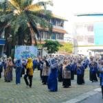 Semarak Milad IGABA ke-29, Guru Aisyiyah Pererat Silaturahmi Lewat Senam dan Jalan Sehat