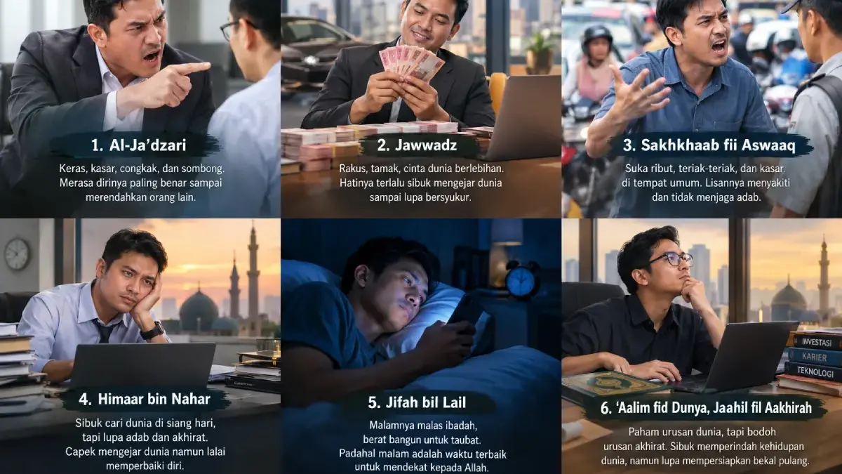 6 Tipe Manusia yang Perlu Kita Waspadai dalam Diri