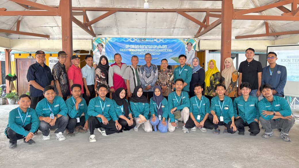 Mahasiswa KKN Tematik Kelompok 22 Pamit, Warga Sukoanyar Cerme Gresik Lepas dengan Hangat