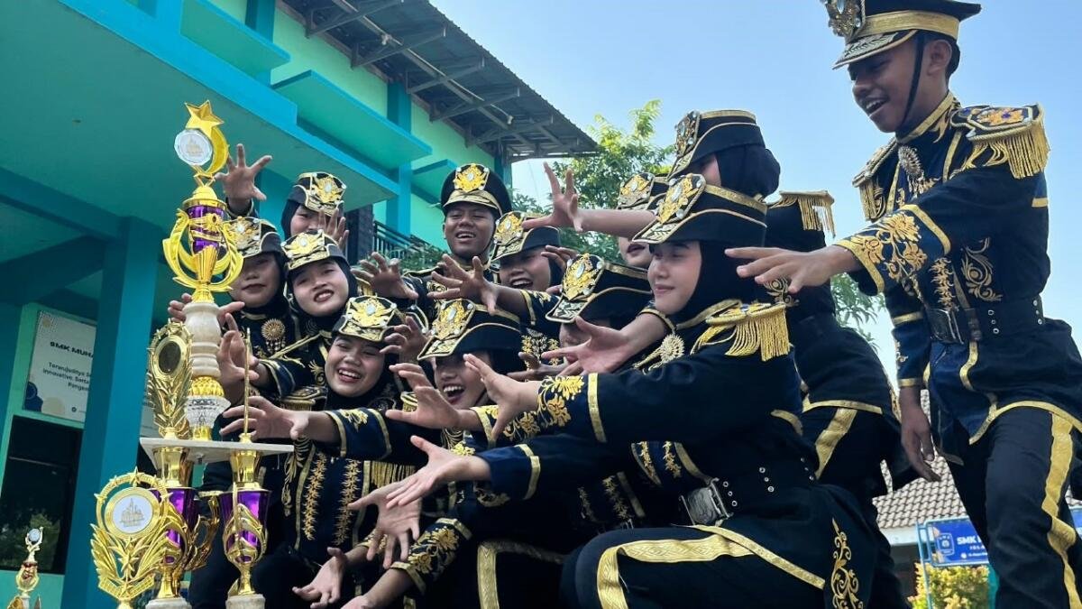 Denpasma SMK Muhammadiyah 2 Gresik Raih Juara 1 Madya pada Ajang LKBB Ujung Kota 26 se-Jawa Timur