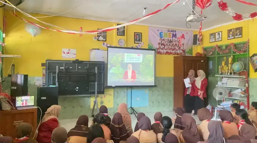 Tanamkan Pendidikan Karakter, Mahasiswa PLP II Umsida Gelar Edukasi Anti-Bullying hingga Nobar