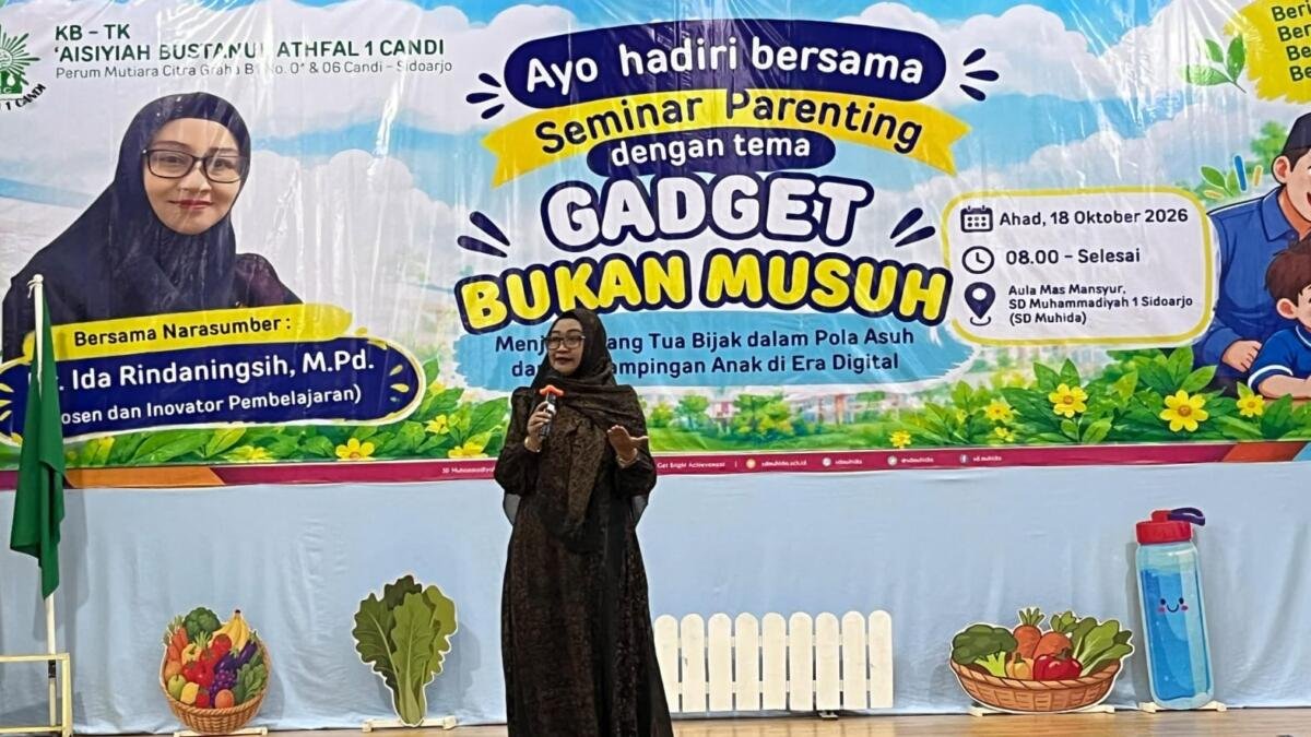 Gadget Bukan Musuh, KB-TK ABA 1 Candi Ajak Orang Tua Bijak Dampingi Anak di Era Digital