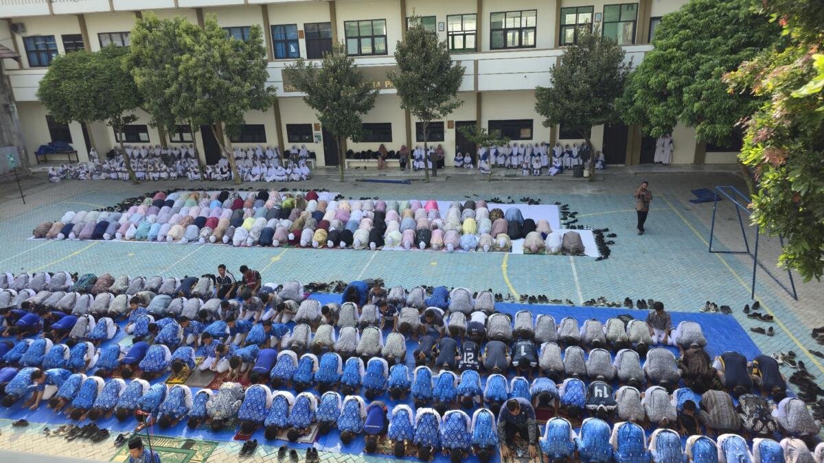 Kemarau Panjang, Smamusix dan Smpmu Jipat Karangasem Gelar Shalat Istisqa’