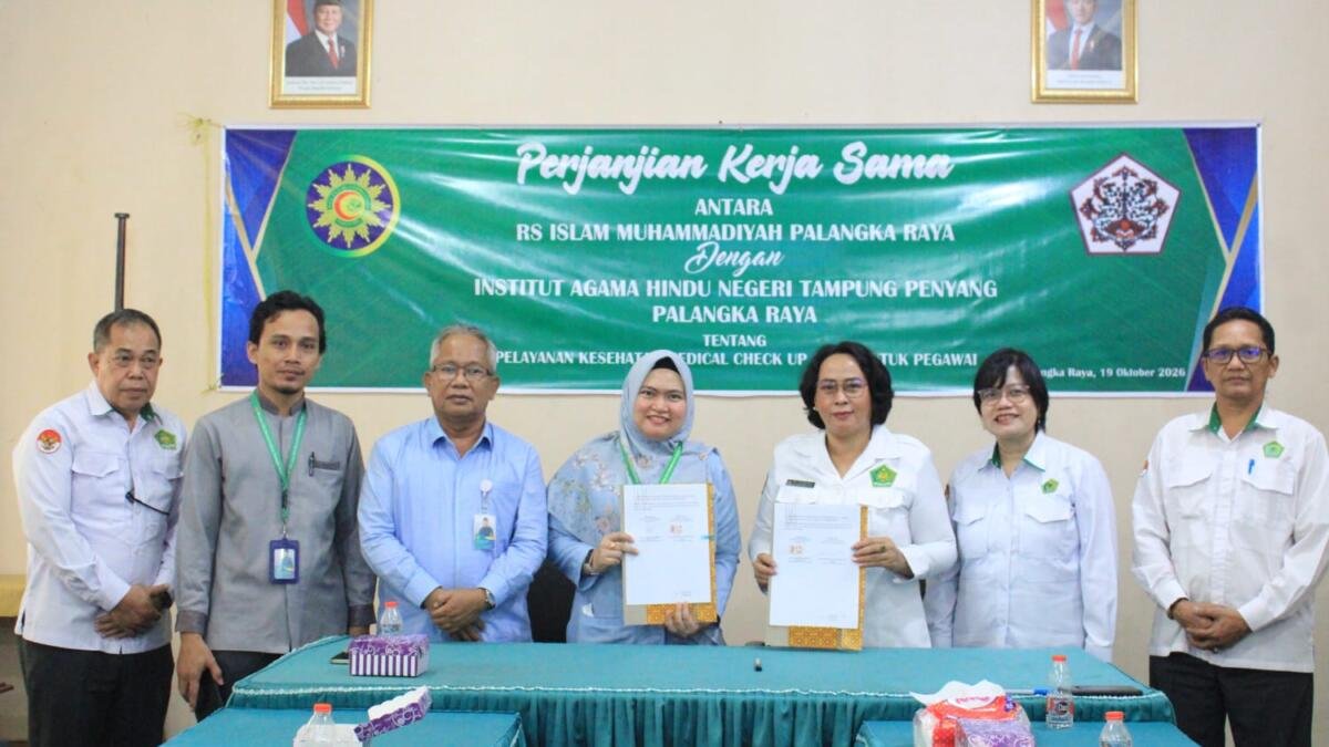 Perkuat Layanan Kesehatan, RS Islam PKU Muhammadiyah Palangka Raya Jalin Kerja Sama dengan IAHN-TP