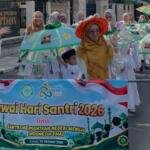 Langkah Kecil Santri Cilik ABA Percontohan Bojonegoro, Payung Warna-Warni Warnai Hari Santri