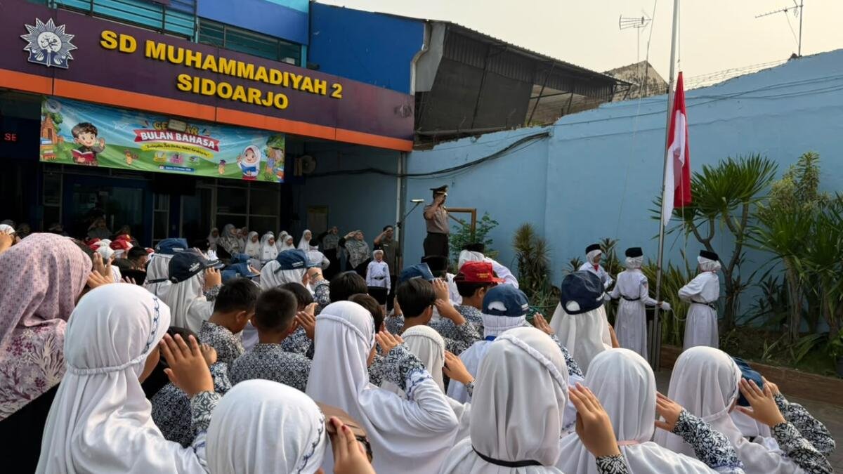 Gelora Semangat Sumpah Pemuda di SD Muhammadiyah 2 Sidoarjo: Lupakan Perbedaan, Lawan Bullying di Sekolah