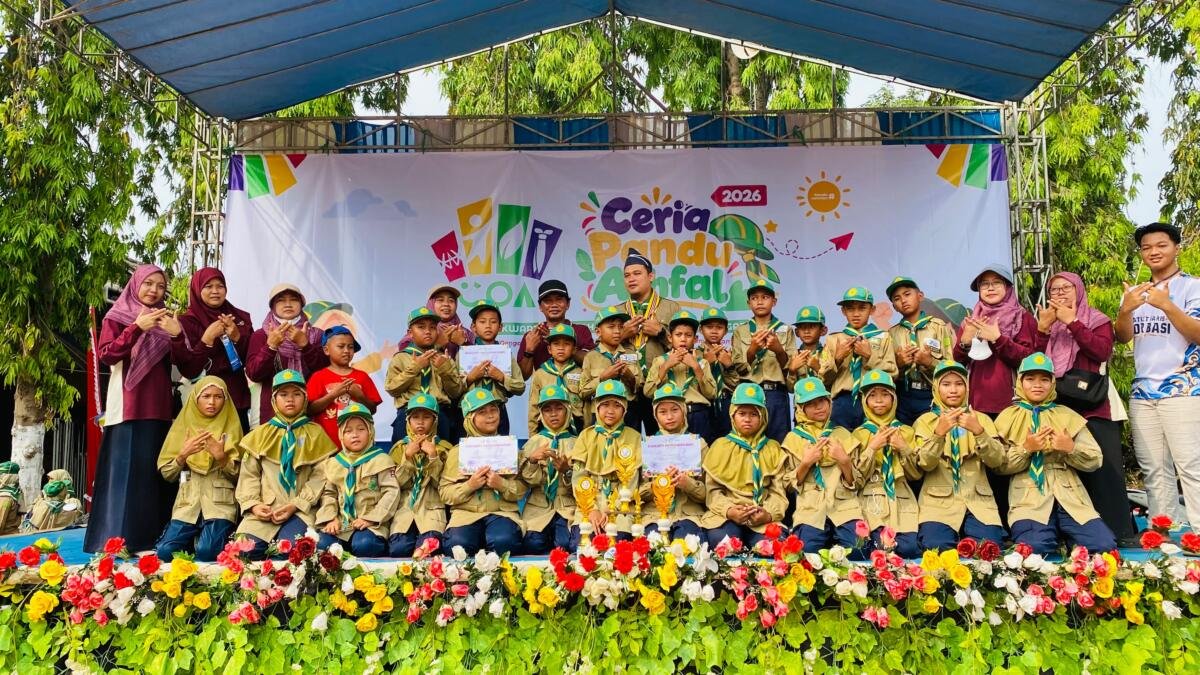 MI Muhammadiyah 1 Godog Raih Juara Umum III Ceria Pandu Athfal Lamongan
