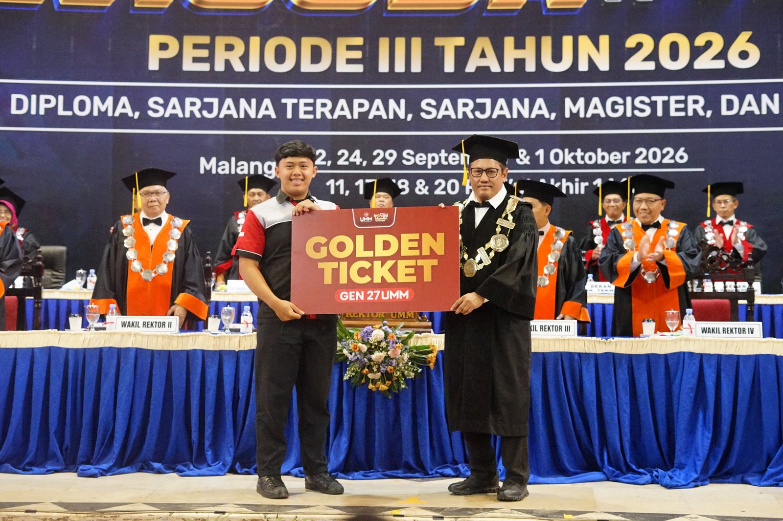Wisuda ke-123 UMM Jadi Momentum Buka PMB 2027, 10 Beasiswa Disiapkan