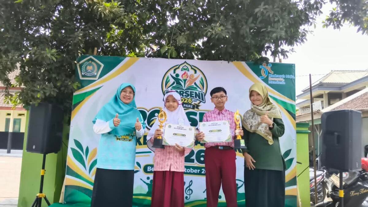 Mimsapa Kediri Boyong 28 Trofi dalam Porseni Tingkat Kecamatan Pare