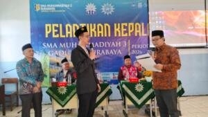 Chalid Syaifuddin Resmi Nahkodai SMA Muhammadiyah 3 Surabaya Periode 2026-2030