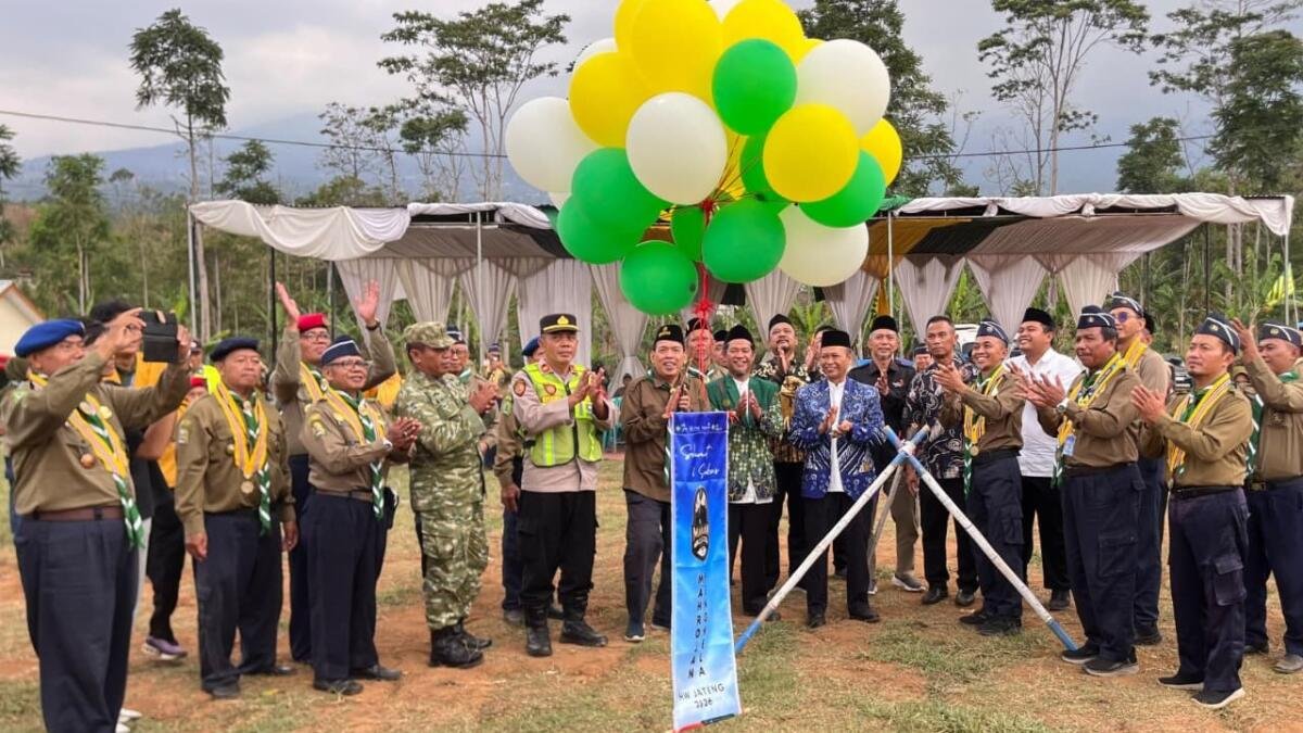Mencetak Generasi Unggul dan Tangguh, Mahrojan Penghela Hizbul Wathan Jawa Tengah Resmi Dibuka di Pemalang