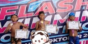 Suka Renang Sejak Usia Delapan Tahun, Siswa MIMDA Borong Dua Gelar Juara di Flash Swimming Competition